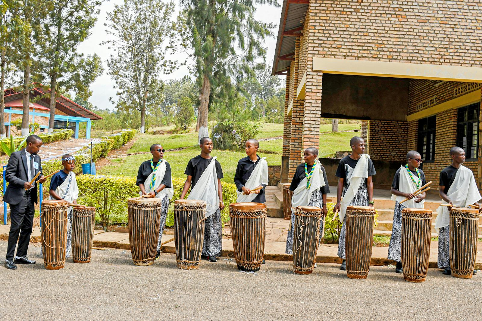 Traditional dance and drumming